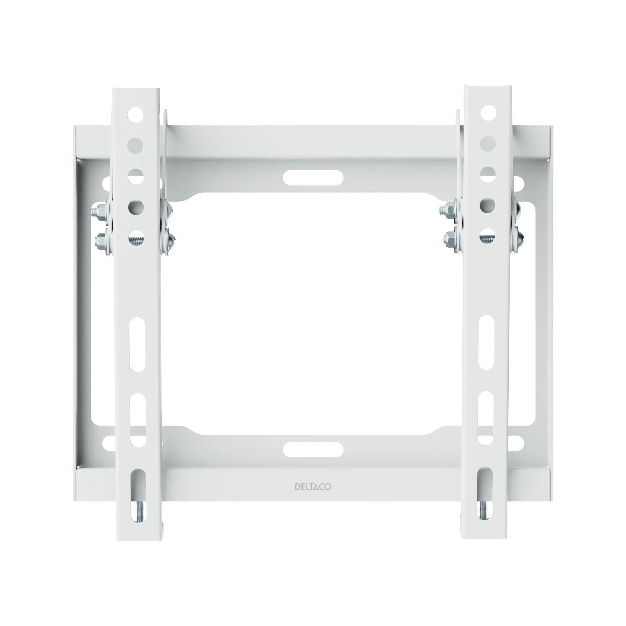 DELTACO Väggfäste, 23-42", 40 kg, tilt 14, VESA 75x75-200x200mm, vit DELTACO Väggfäste, 23-42", 40 kg, tilt 14, VESA 75x75-200x200mm, vit