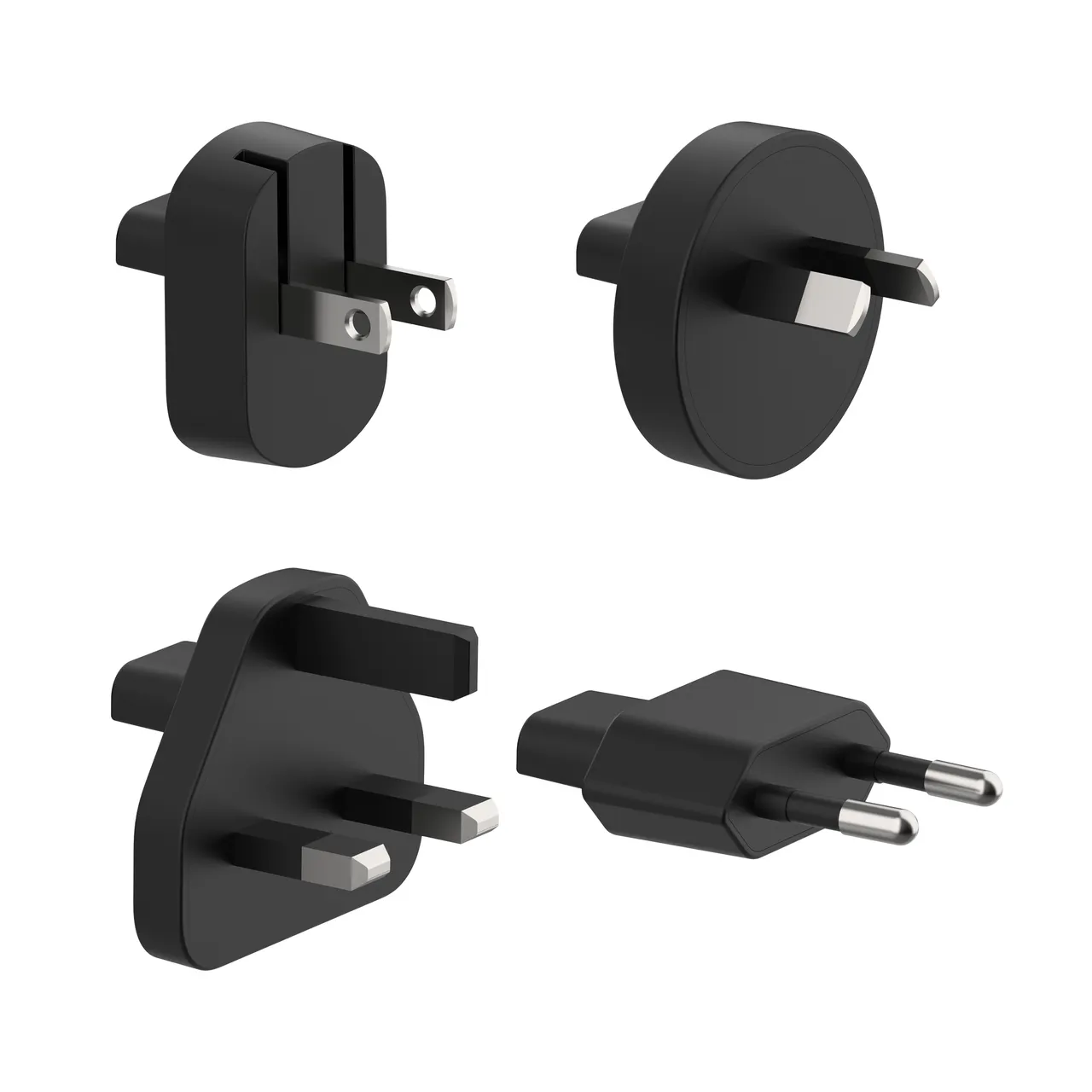 Belkin  BoostCharge Hybrid Wall Charger 25W + Power Bank 5K + Travel Adapter Kit - charger, power bank, Black