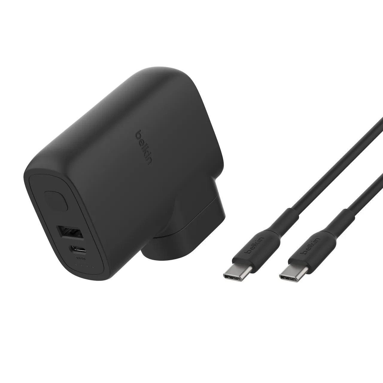 Belkin  BoostCharge Hybrid Wall Charger 25W + Power Bank 5K + Travel Adapter Kit - charger, power bank, Black