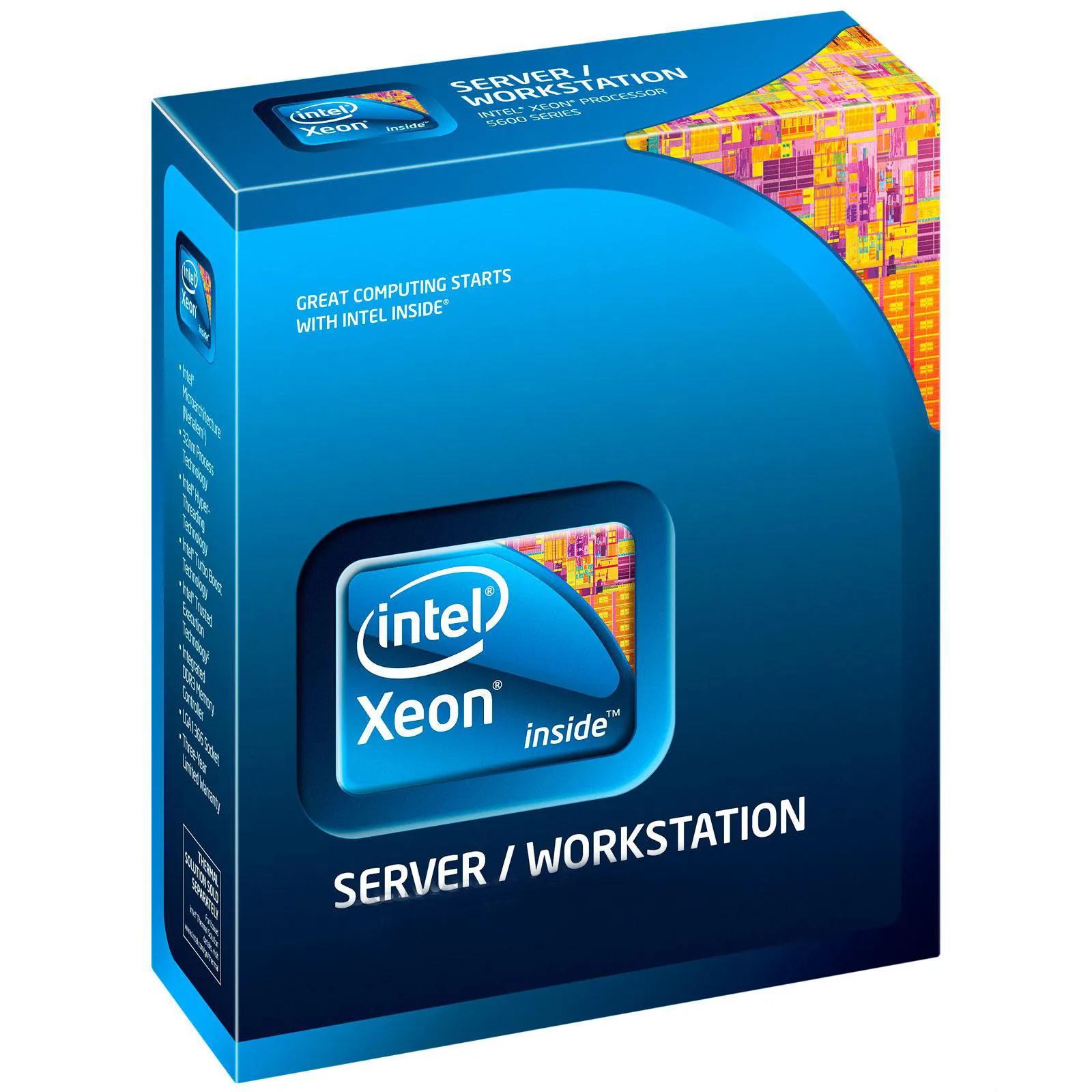 Intel Xeon X5650, 2,66 GHz, 6 Cores, 12 Threads, 12 MB Cache, LGA 1366, Palvelin/ty&ouml;asema -suoritin, boxed