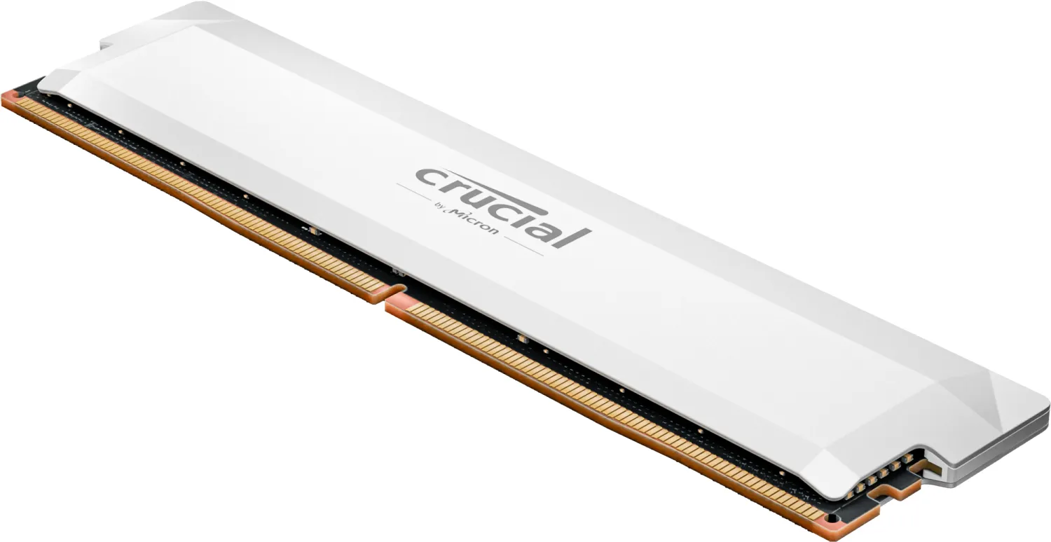 Crucial 32 GB (1 x 32 GB) DDR5 6400 MHz, CL40 minne, vit (XMP/EXPO)