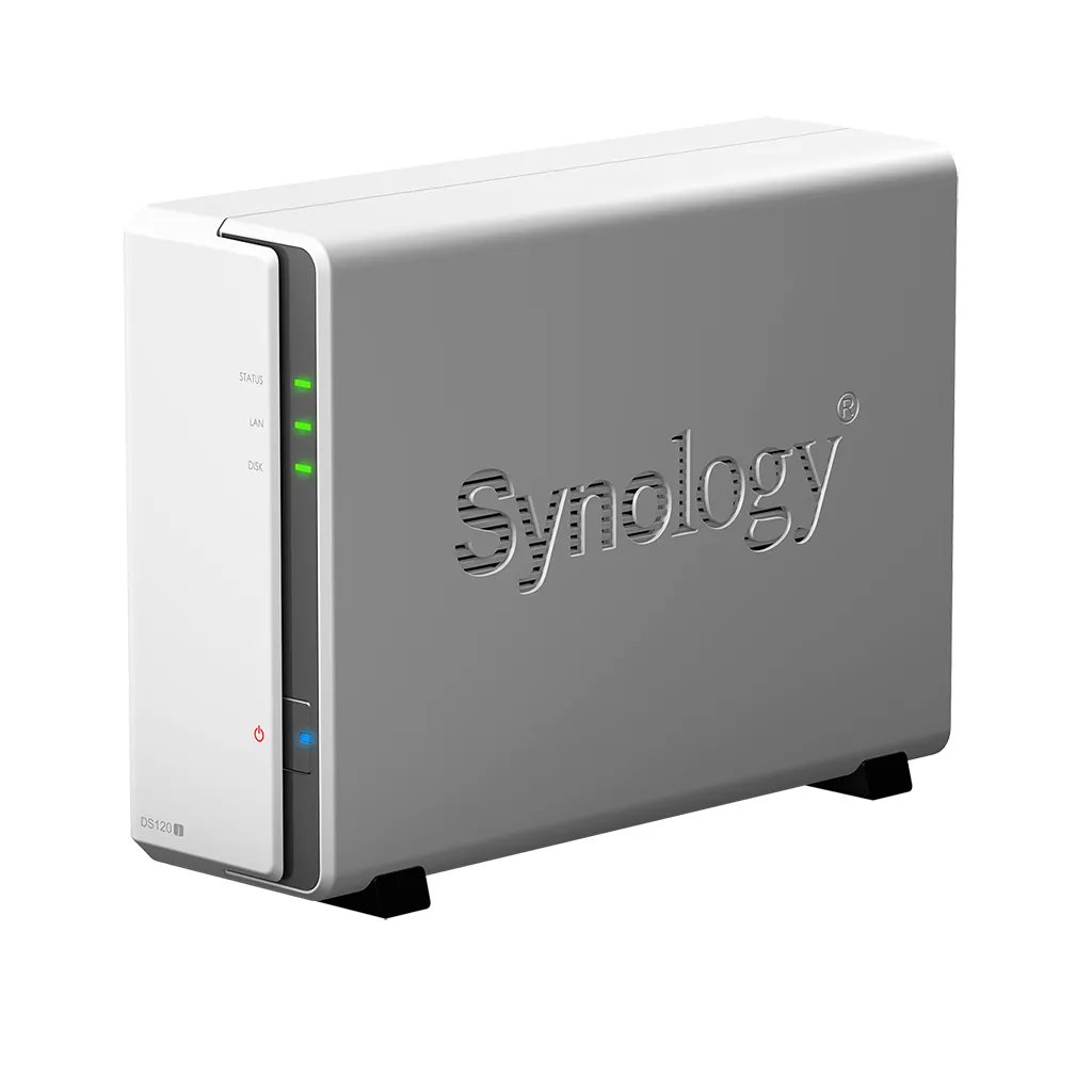 Synology DiskStation DS120J, 1x h&aring;rddiskplats - NAS-server