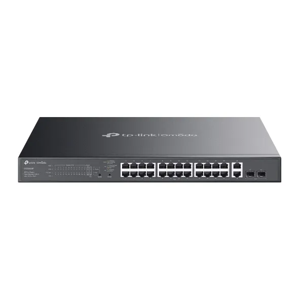 TP-Link Omada ES228GMP - Managed Gigabit Switch, Black