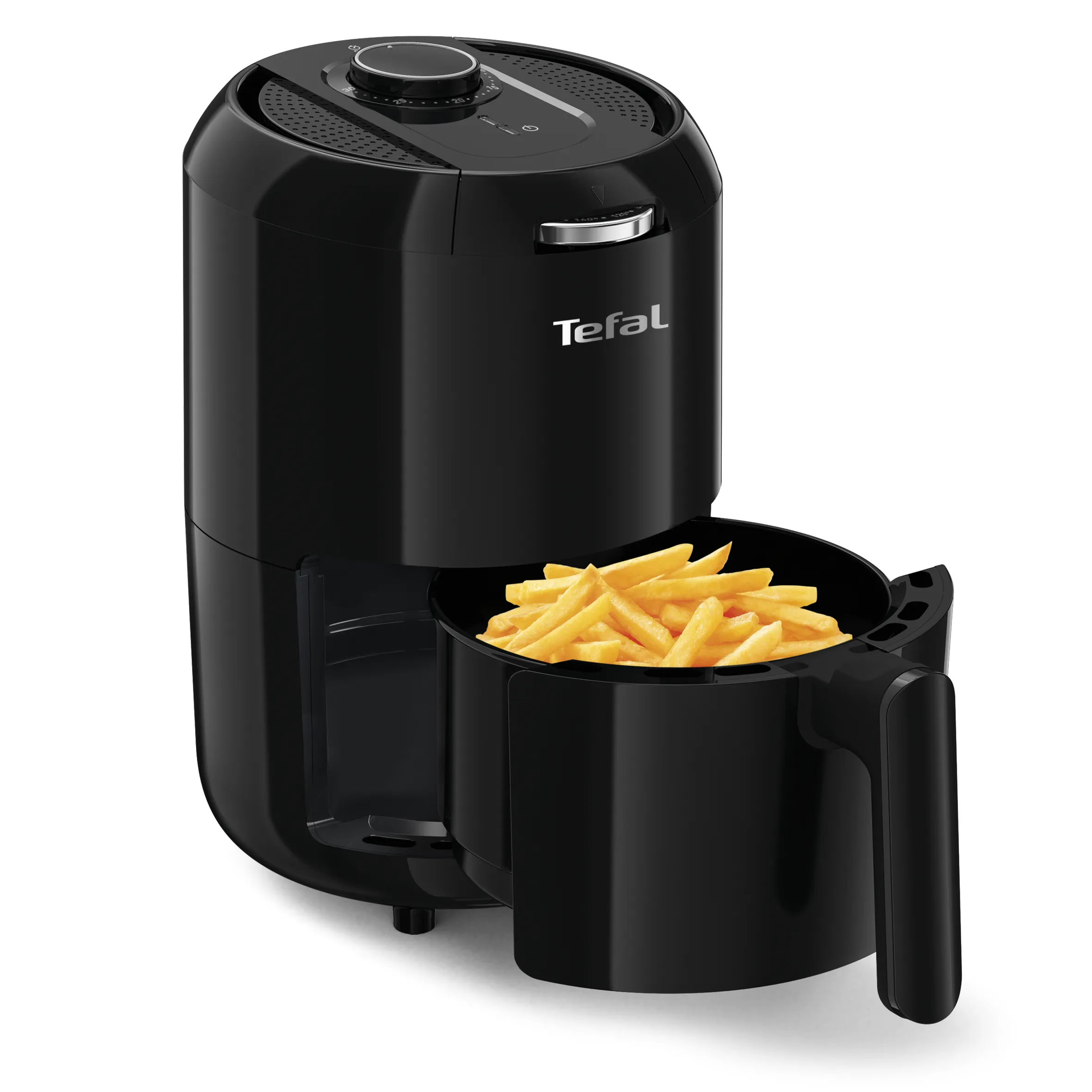 Tefal Easy Fry Compact Airfryer -kiertoilmakypsennin, musta, 1.6l