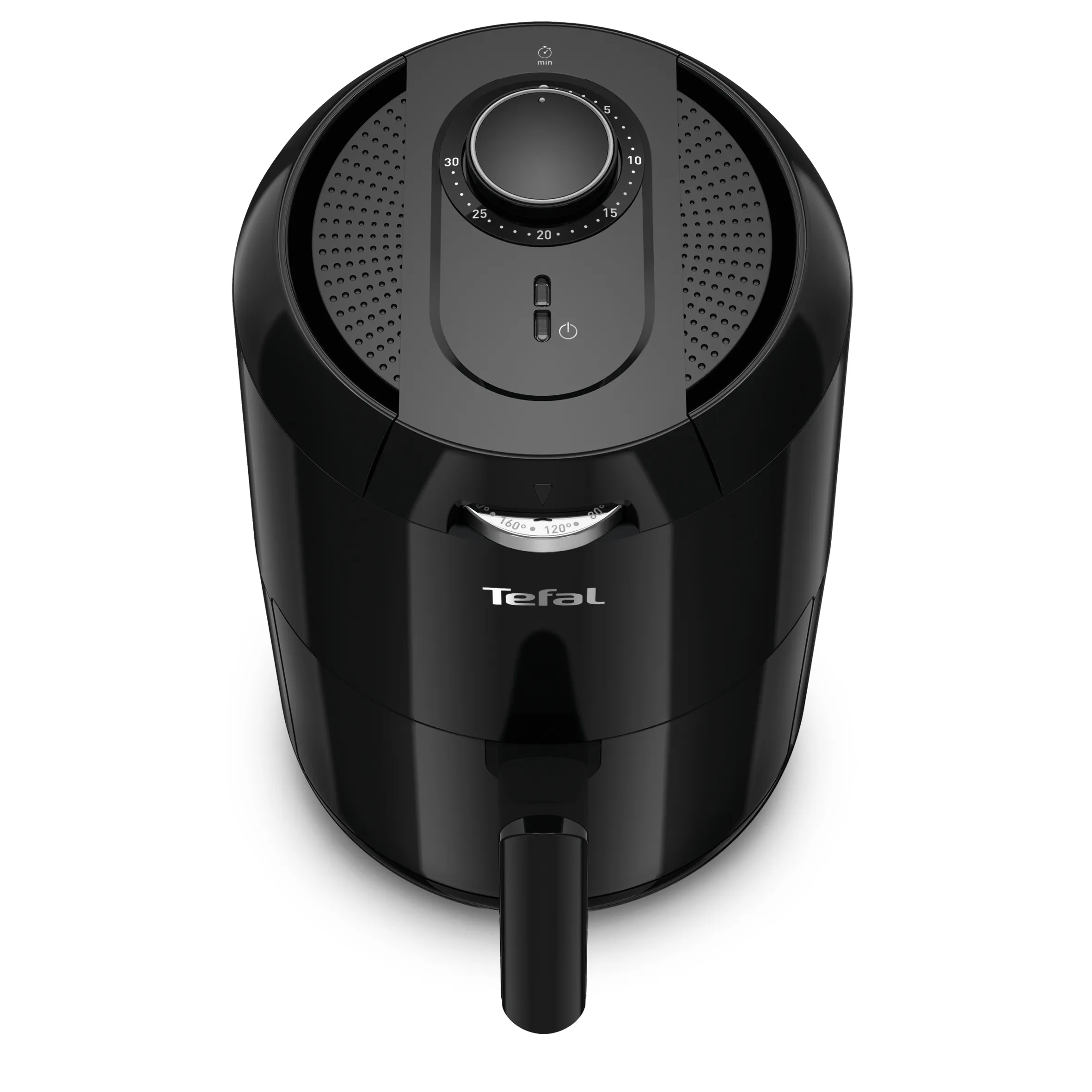 Tefal Easy Fry Compact Airfryer -kiertoilmakypsennin, musta, 1.6l