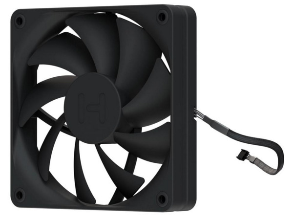 HYTE FA12, 120mm, PWM, Fluid Dynamic Bearing Fan Kit, 4-pack, Black