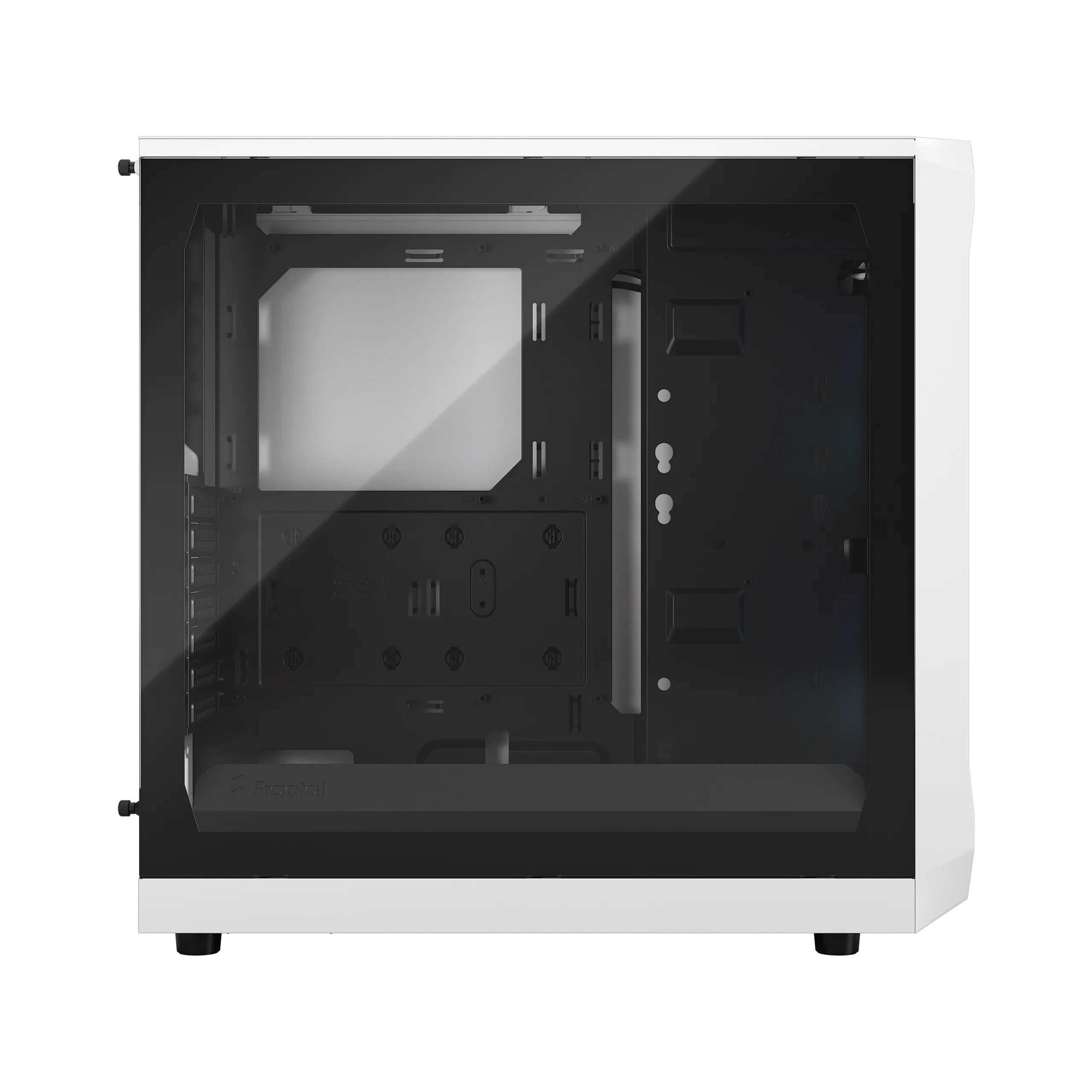 Fractal Design Focus 2 RGB - Mid Tower case with window, White / Clear Tint