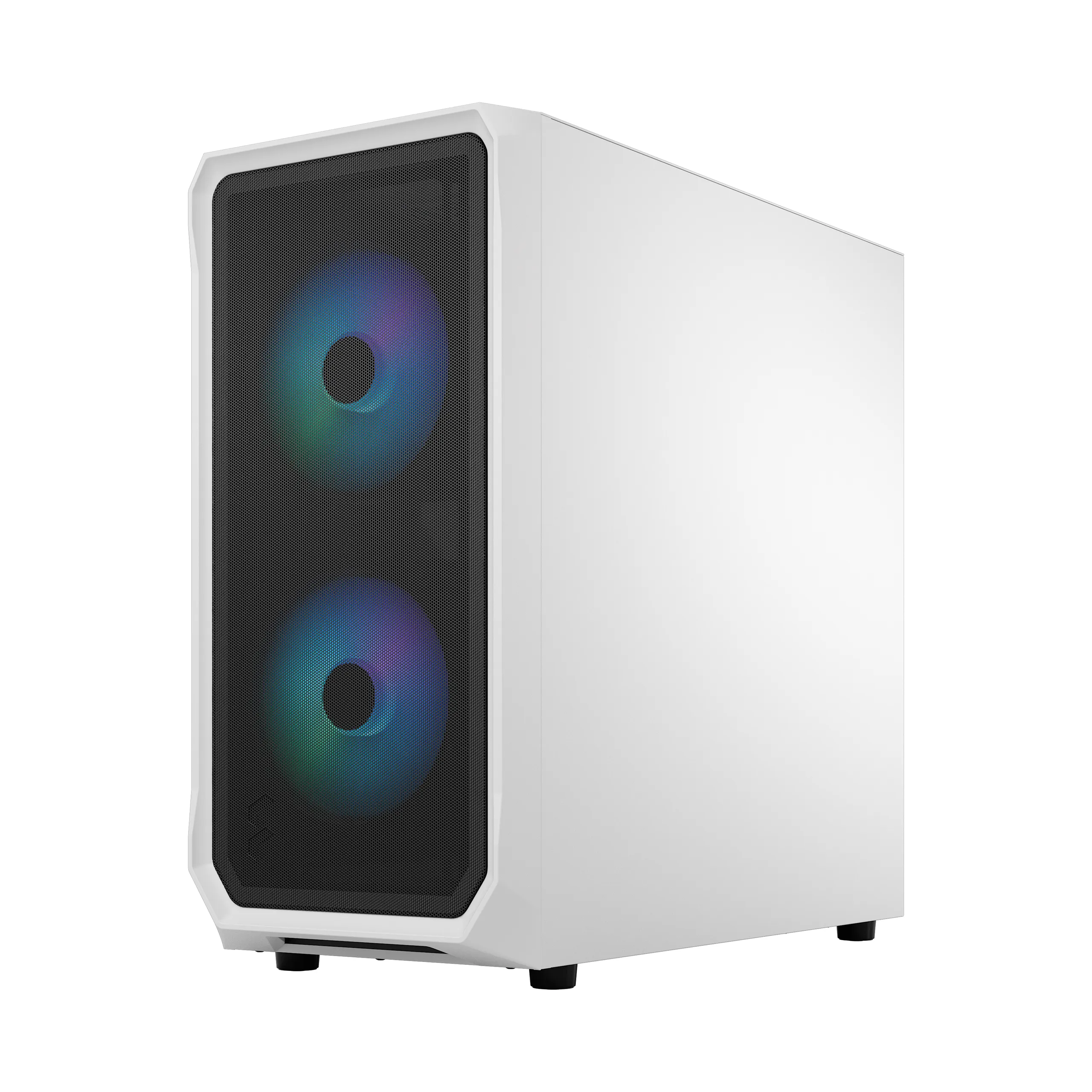 Fractal Design Focus 2 RGB - Mid Tower case with window, White / Clear Tint