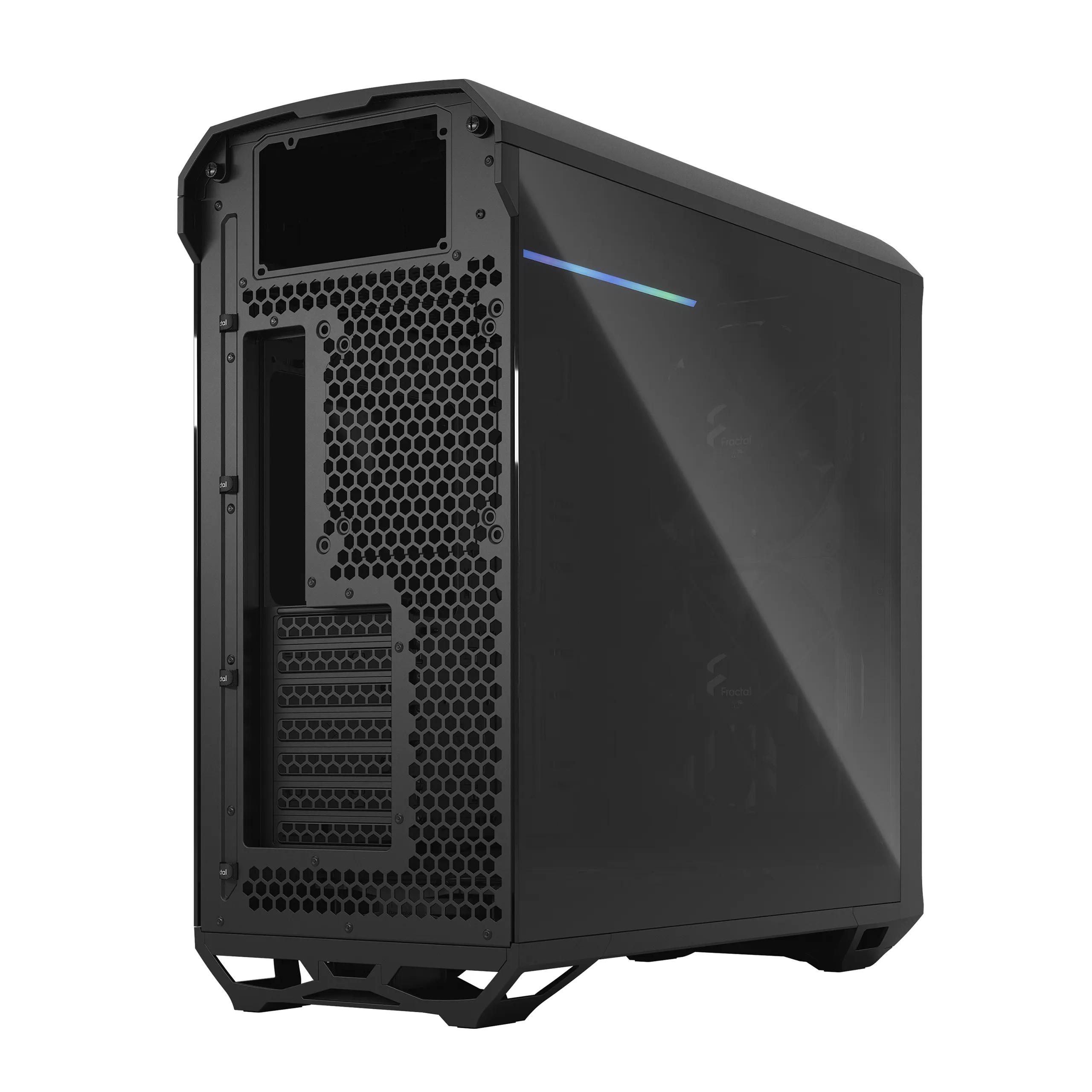 Fractal Design Torrent RGB - Mid Tower case with window, White / Clear Tint