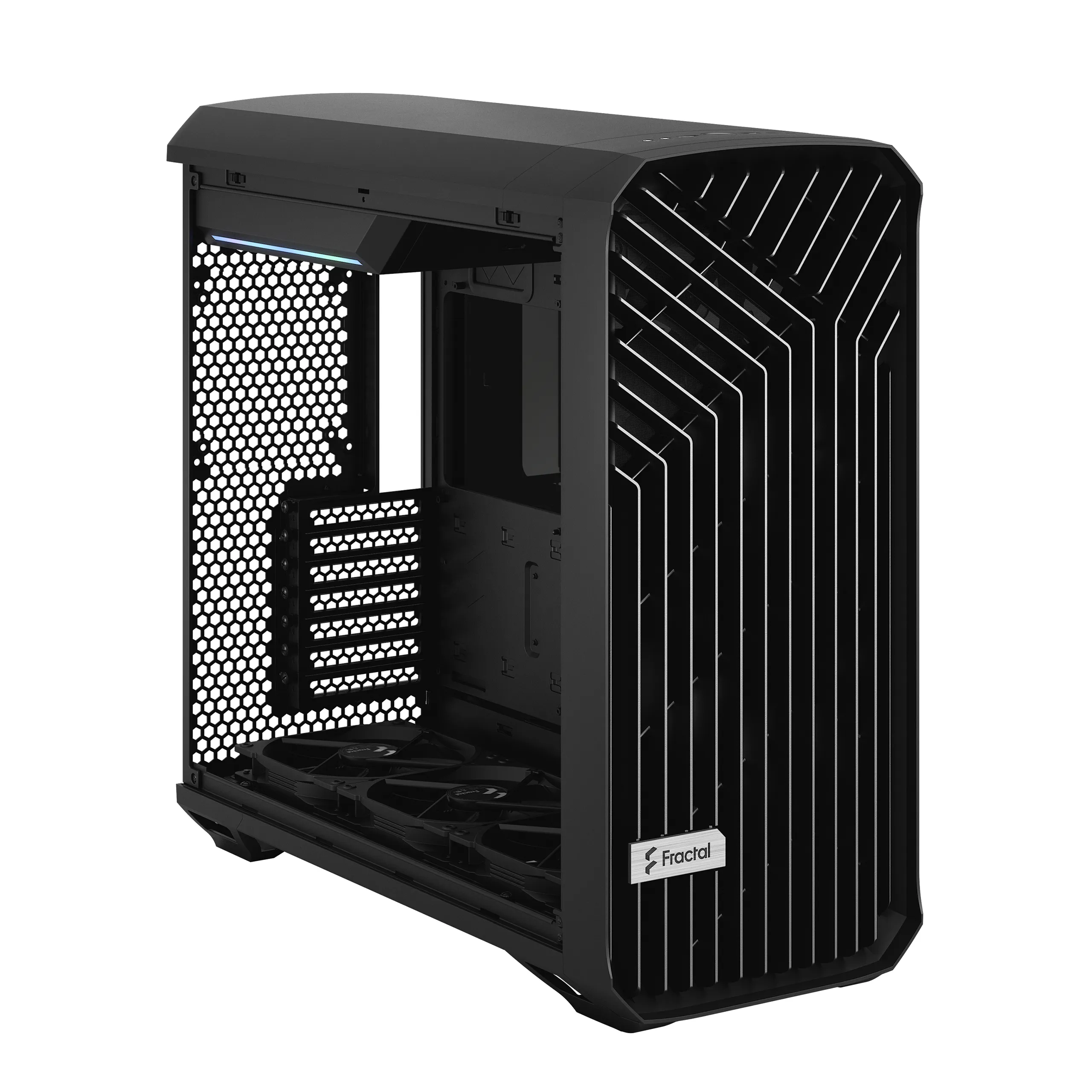 Fractal Design Torrent RGB - Mid Tower case with window, White / Clear Tint