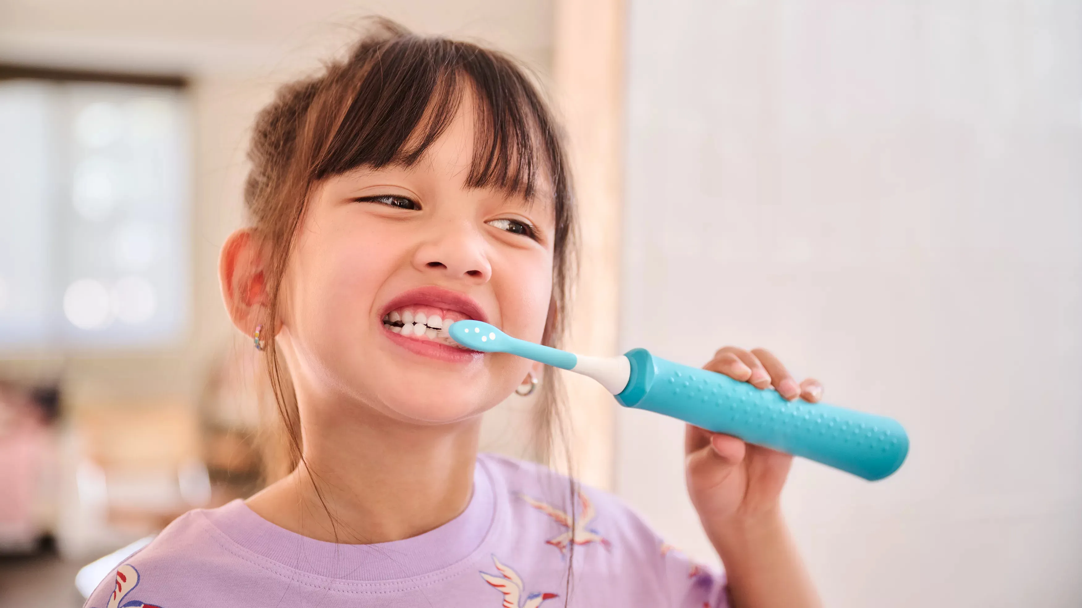 Philips Sonicare For Kids HX6044/90 - utbytesborsthuvuden, 4 st, blå/vit