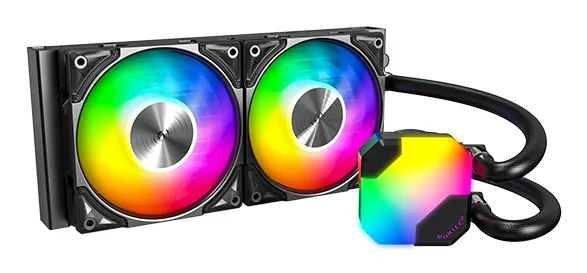 Montech Hyper Flow 240mm ARGB Liquid Cooler, Black