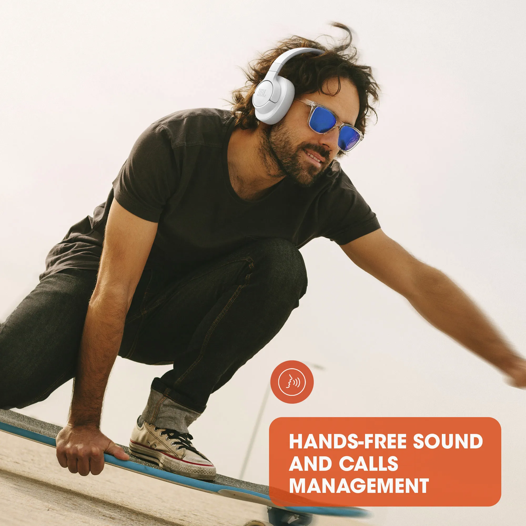JBL Tune 710 - wireless headphones, White