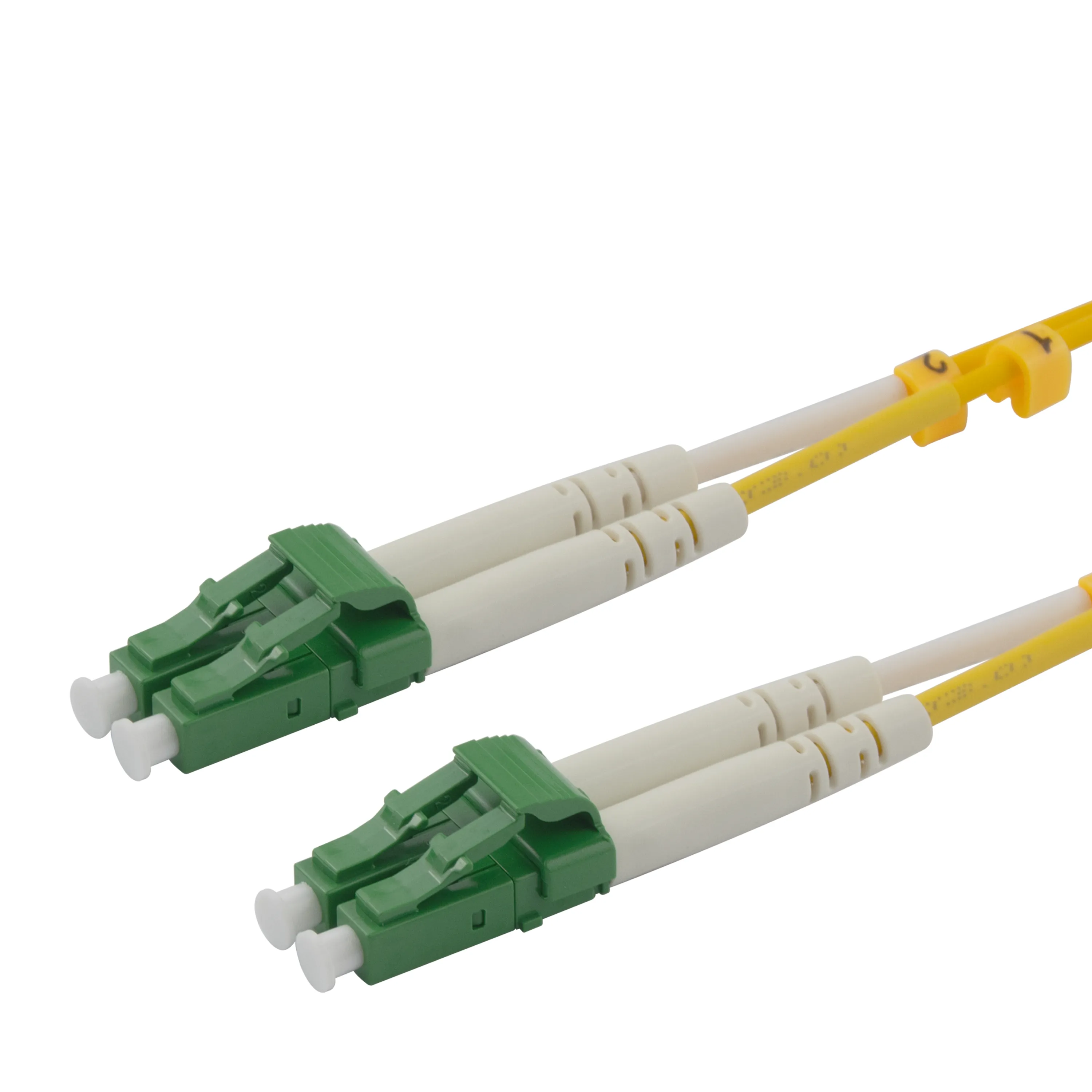 Deltaco OS2 LSZH LC-LC 1.5m fiberkabel, gul