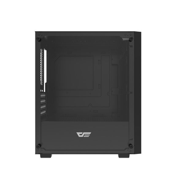 DARKFLASH M305 Mesh Mini-Tower Case with window, Black