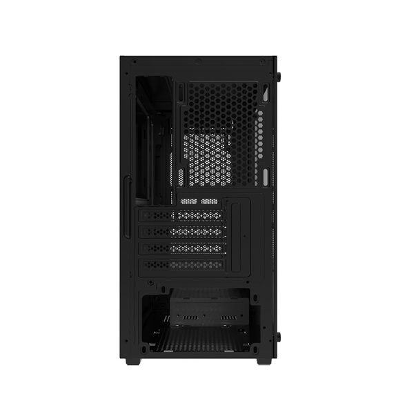 DARKFLASH M305 Mesh Mini-Tower Case with window, Black