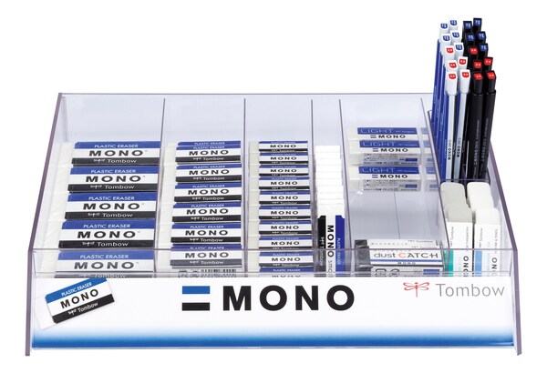 Tombow eraser MONO assorted display (98)