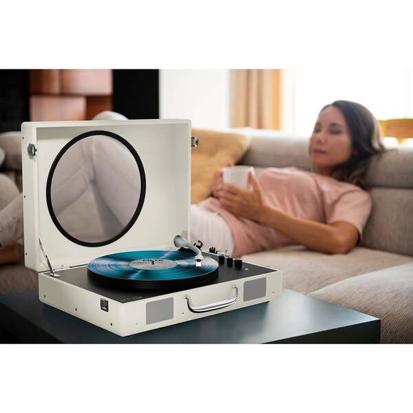MIXX Vinyl Record Player Revival 65 Stereo Cream