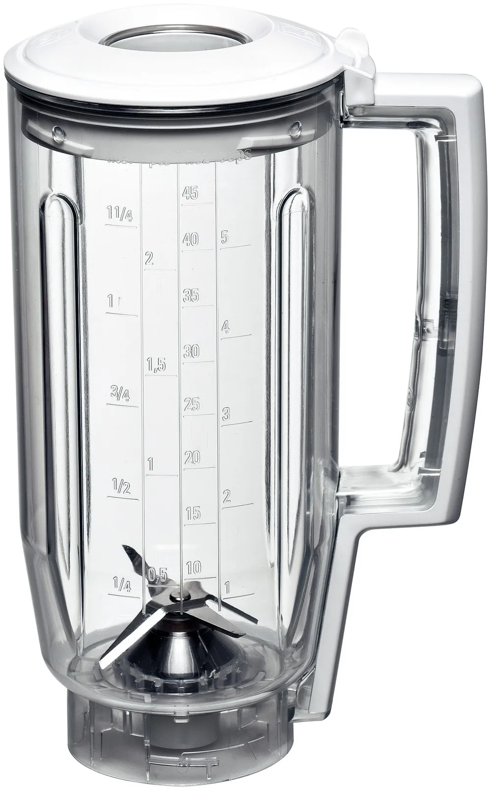 Bosch MUZ5MX1 Blender Attachment, 1.25L, for MUM5, Transparent