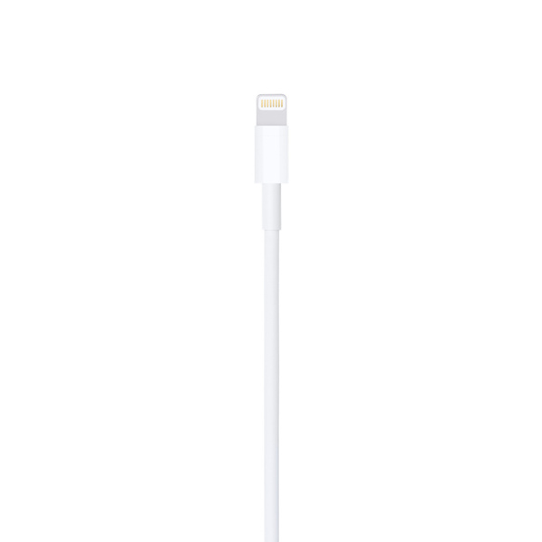 Apple USB-A &ndash; Lightning kabel, 1 m, vit