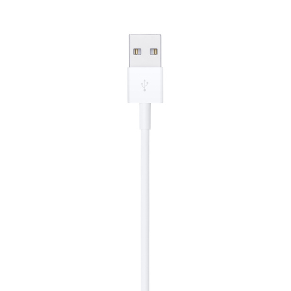 Apple USB-A &ndash; Lightning kabel, 1 m, vit
