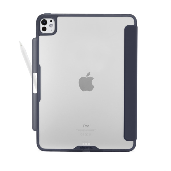 Pipetto iPad Pro 13 (2024) Origami No3 - pencil case, dark blue