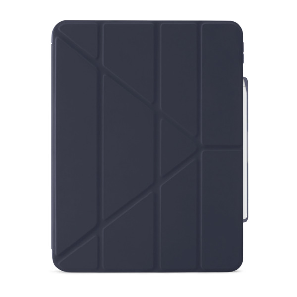 Pipetto iPad Pro 13 (2024) Origami No3 - pencil case, dark blue