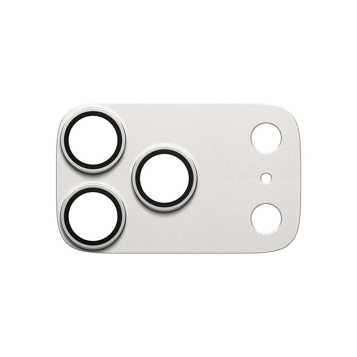 PanzerGlass Fender iPhone 17 Pro - kameralinsskydd Silver