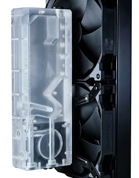 Phanteks R220C Reservoir. Transp. acrylic backpl. DRGB LED