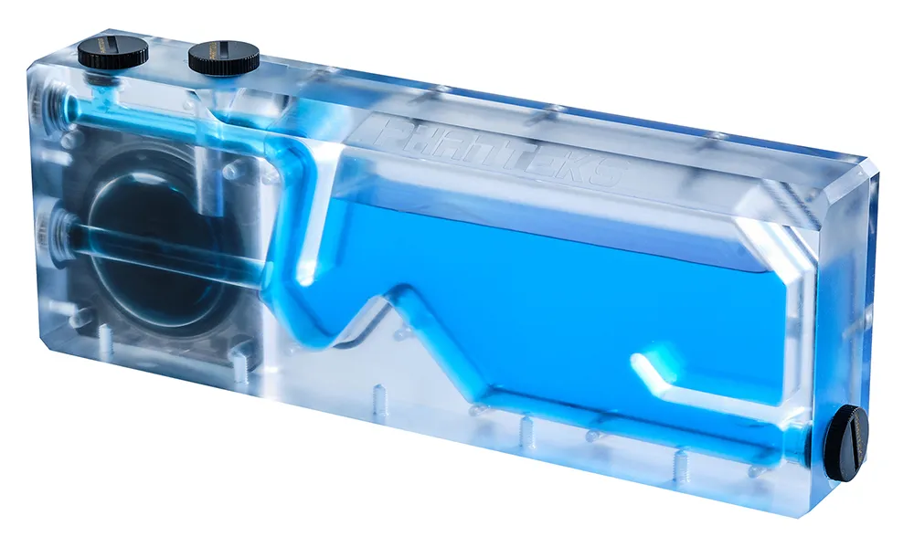 Phanteks R220C Reservoir. Transp. acrylic backpl. DRGB LED