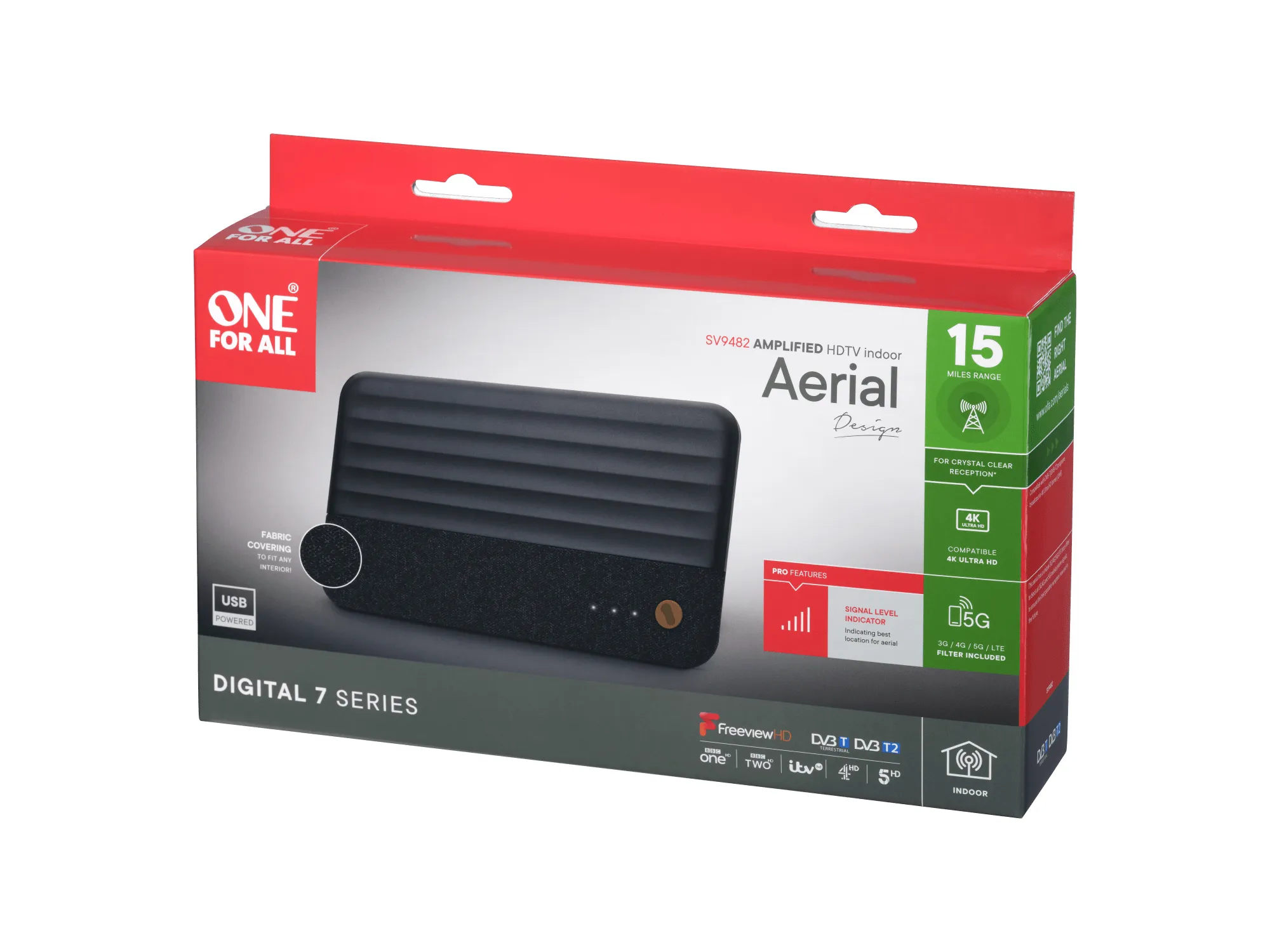 SV 9482 Ant indoor 4K UHD active 360 SLI black