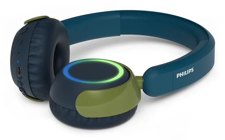 Philips TAK4200CT Wireless On-ear Headphones, Multicolor (Blue/Green)