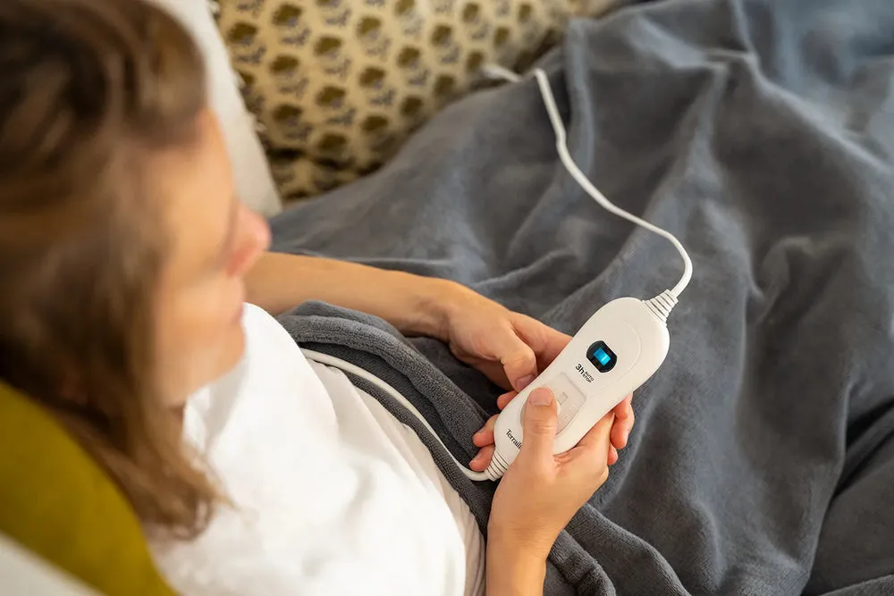 Terraillon Electric Heated Plaid Cozy 160x120cm Dark Grey