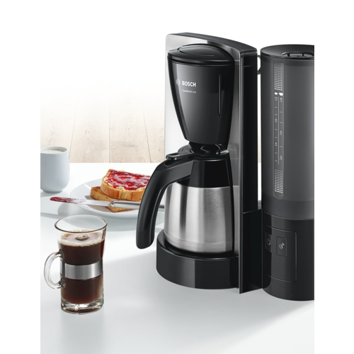 Bosch ComfortLine TKA6A683 - coffee maker, Black, Stainless steel