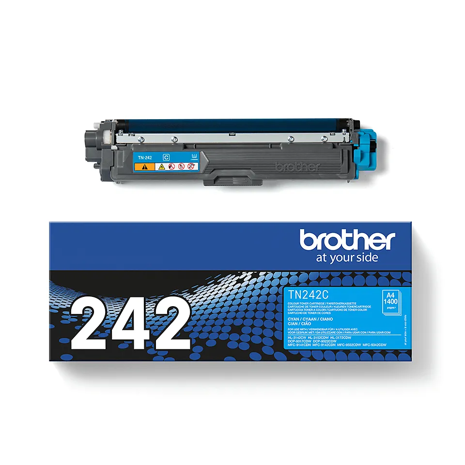 Brother TN242C toner cartridge, Cyan