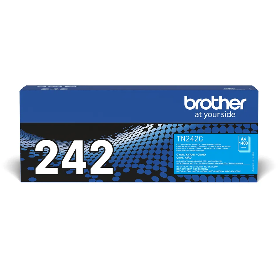 Brother TN242C toner cartridge, Cyan