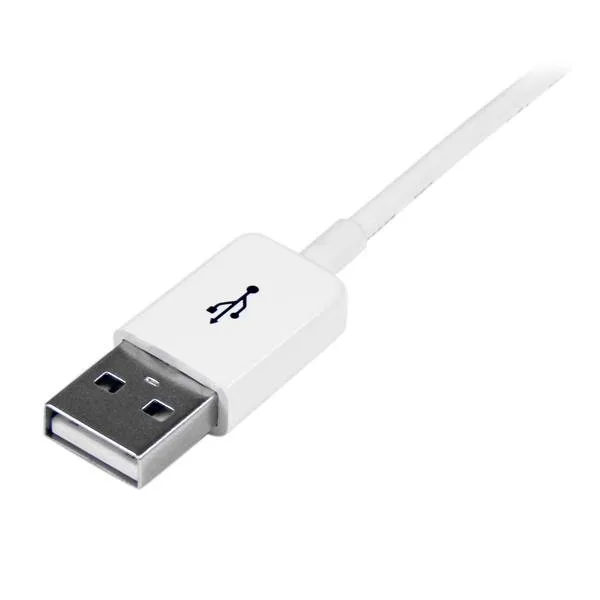 2M USB MALE TO FEMALE CABLE - - WHITE USB 2.0 EXTENSION CORD