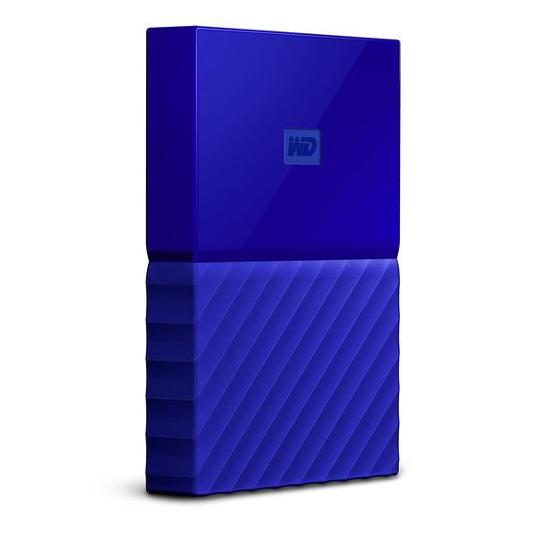 WD My Passport 1TB - External HDD, Blue