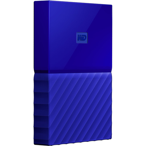 WD My Passport 1TB - External HDD, Blue