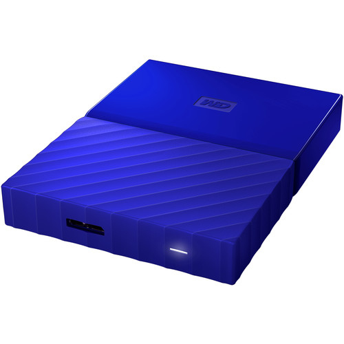 WD My Passport 1TB - External HDD, Blue