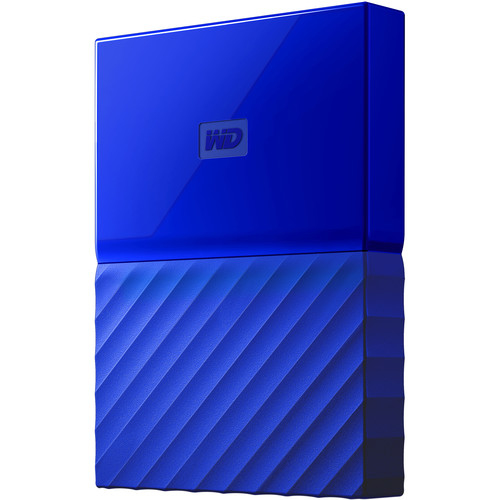 WD My Passport 1TB - External HDD, Blue