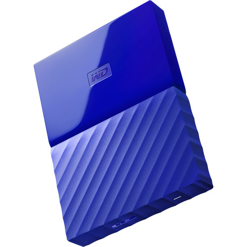 WD My Passport 1TB - External HDD, Blue