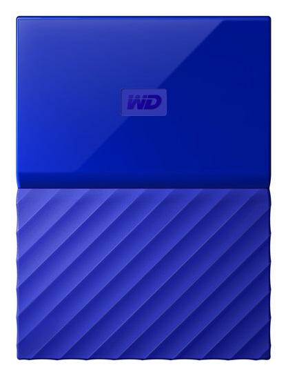 WD My Passport 1TB - External HDD, Blue