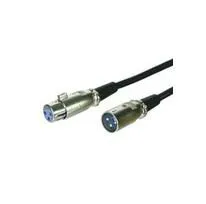 XLR M-F 1m 3-pol