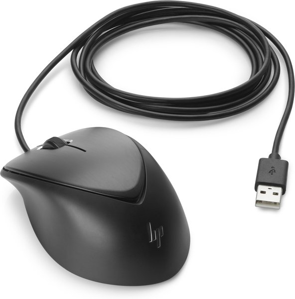 HP Premium USB - mouse, Black