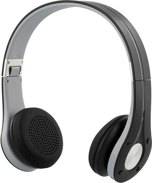 Streetz Bluetooth-kuulokkeet jossa, mikrofoni, BT4.0+EDR, musta/harmaa