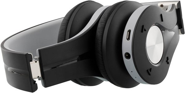 Streetz Bluetooth-kuulokkeet jossa, mikrofoni, BT4.0+EDR, musta/harmaa