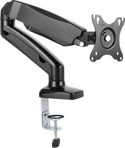 ICY BOX IB-MS701-T Heavy-Duty Desk Mount, for 1 monitor, 24-57", with gas spring, 27kg, Black