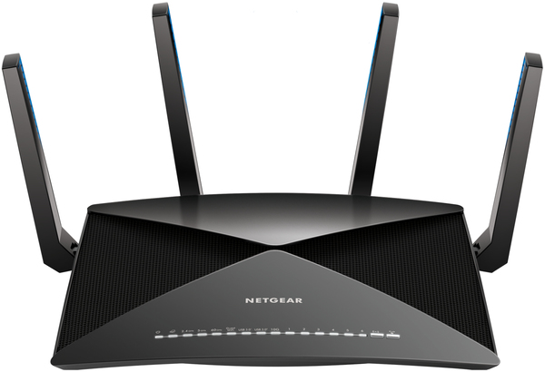 NETGEAR Nighthawk X10 - Langaton reititin - 6-porttinen kytkin - GigE, WiGig - 802.11a/b/g/n/ac, 802.11ad (WiGig) - Multi-Band