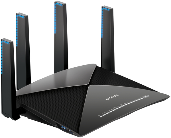 NETGEAR Nighthawk X10 - Langaton reititin - 6-porttinen kytkin - GigE, WiGig - 802.11a/b/g/n/ac, 802.11ad (WiGig) - Multi-Band